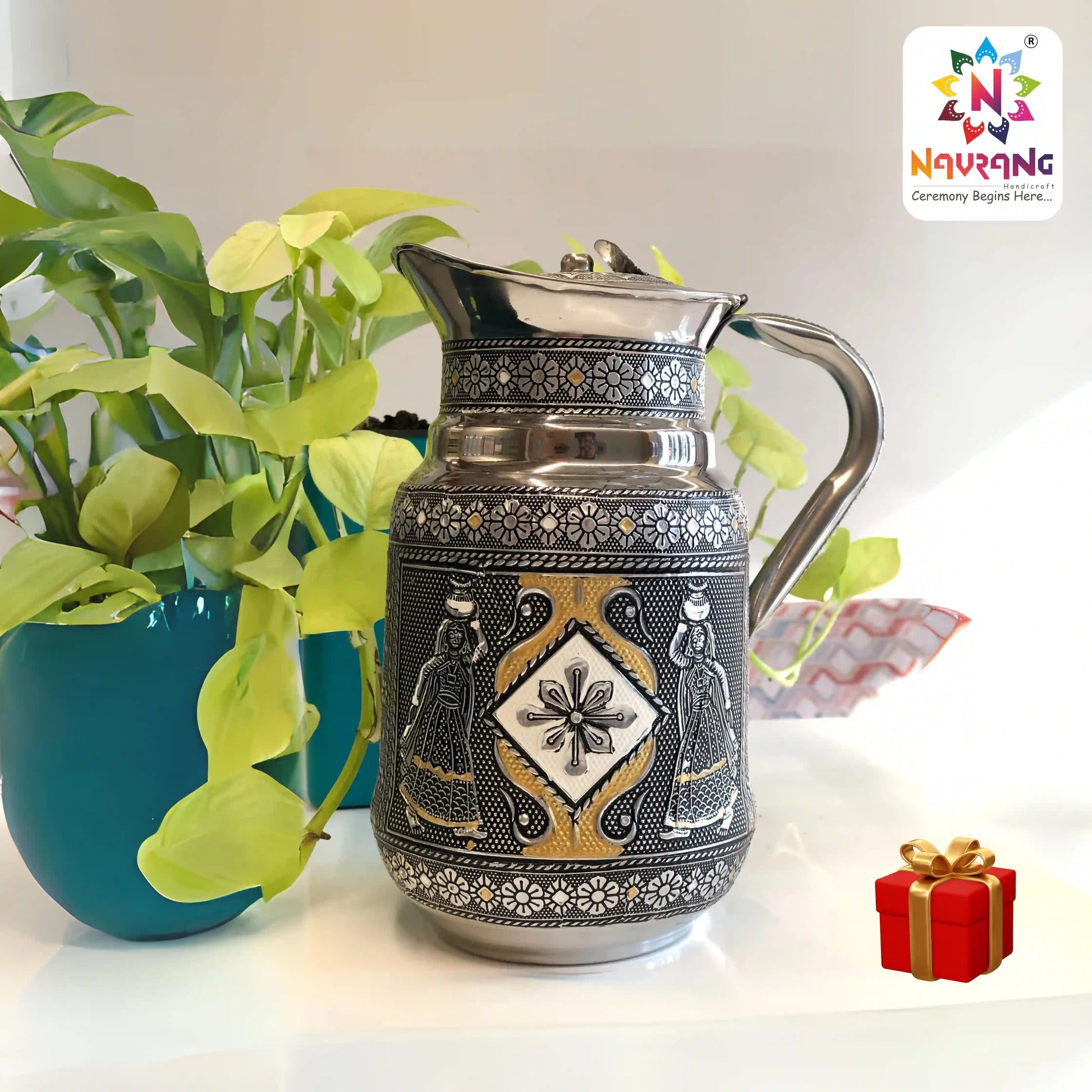 1.5 L Stainless Steel Water Jug | Durable Jug for Home & Kitchen