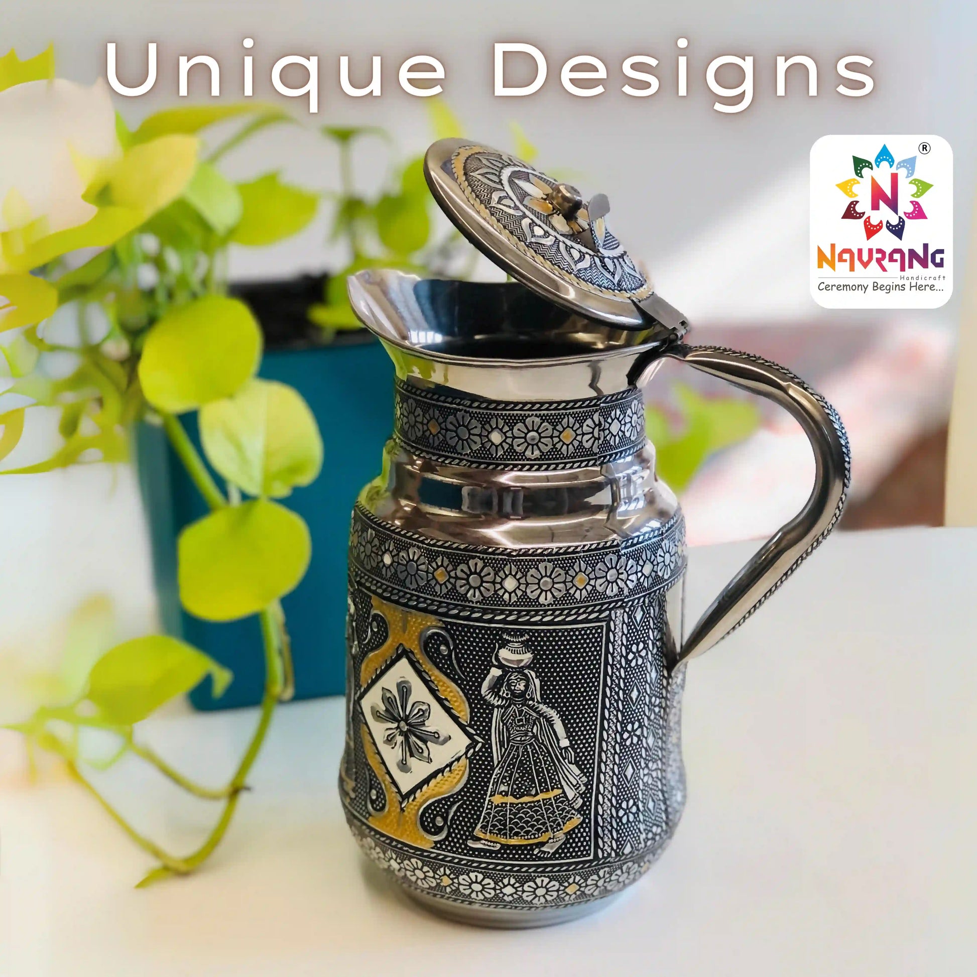 1.5 L Stainless Steel Water Jug | Durable Jug for Home & Kitchen