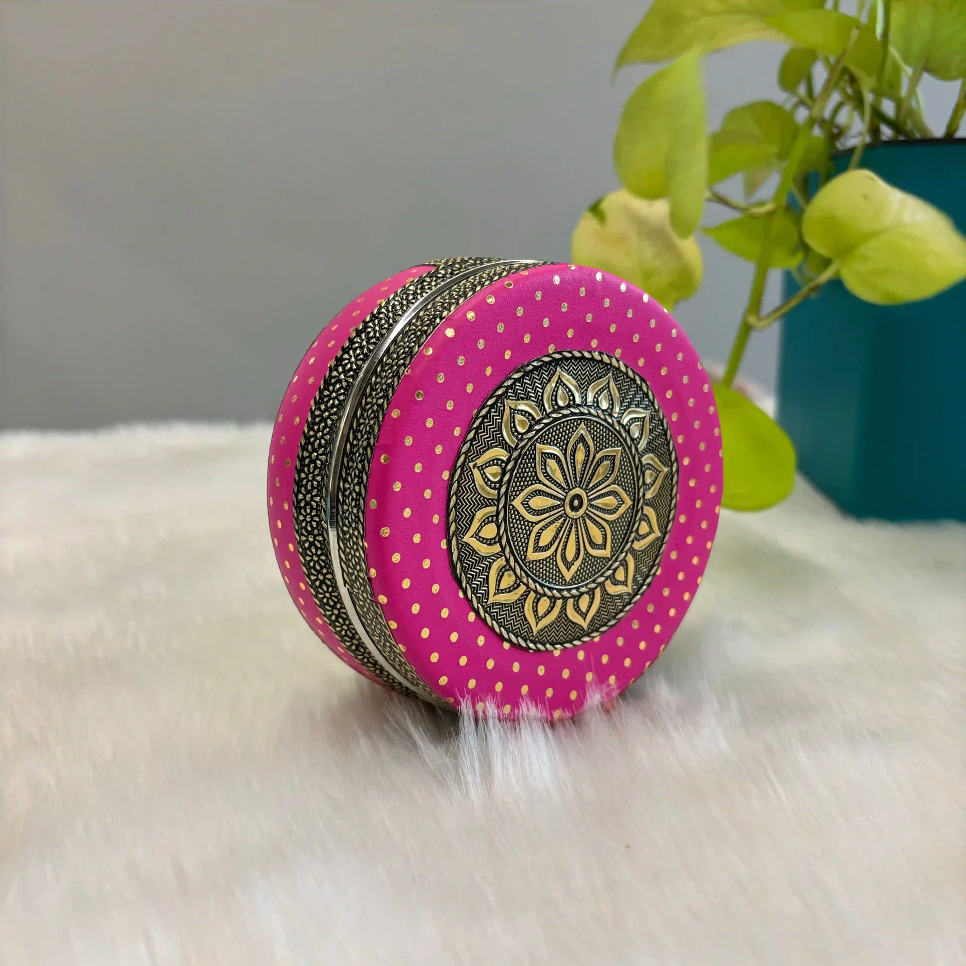 Pink Stainless Steel Utility Container 300 ml | Decorative Kitchen Storage