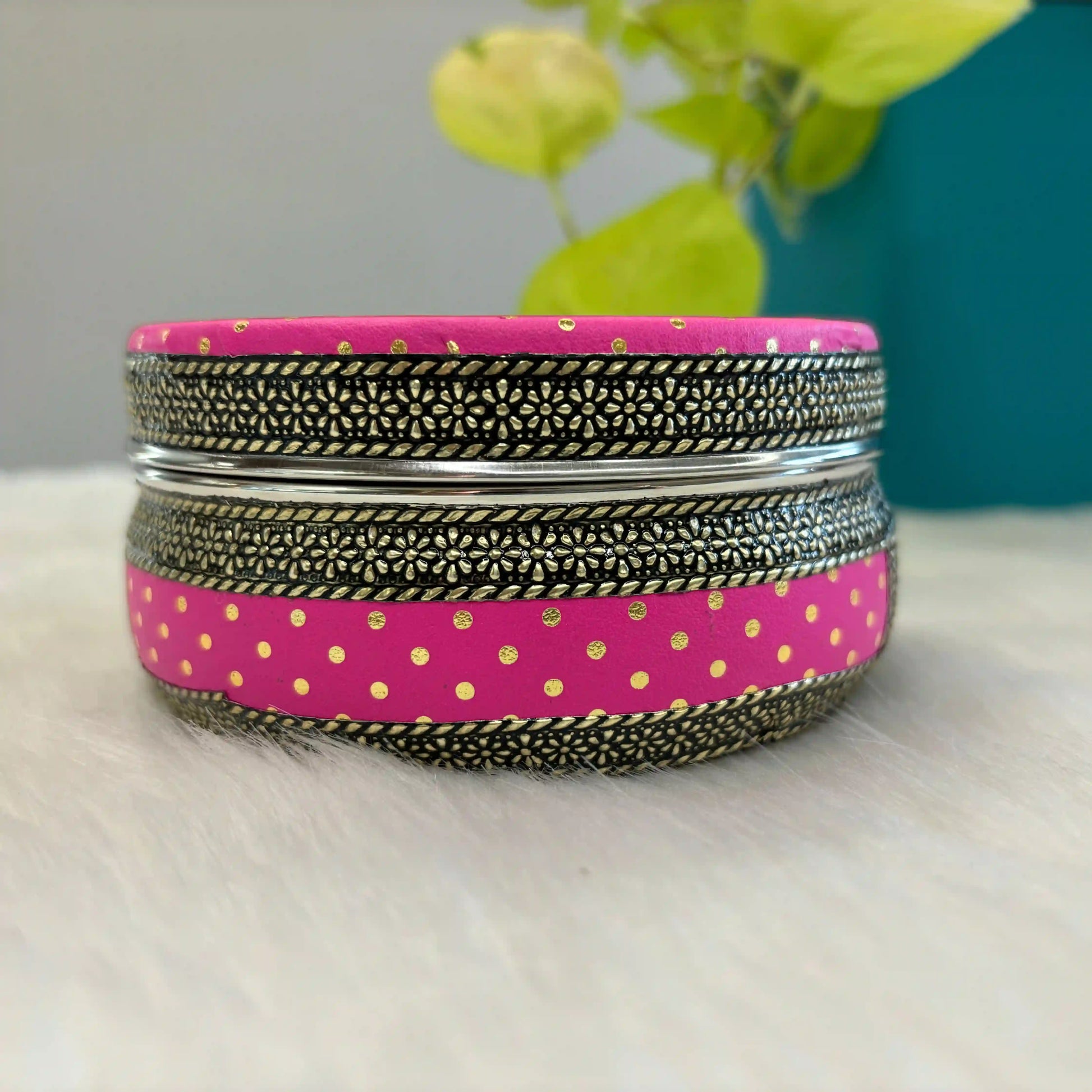 Pink Stainless Steel Utility Container 300 ml | Decorative Kitchen Storage