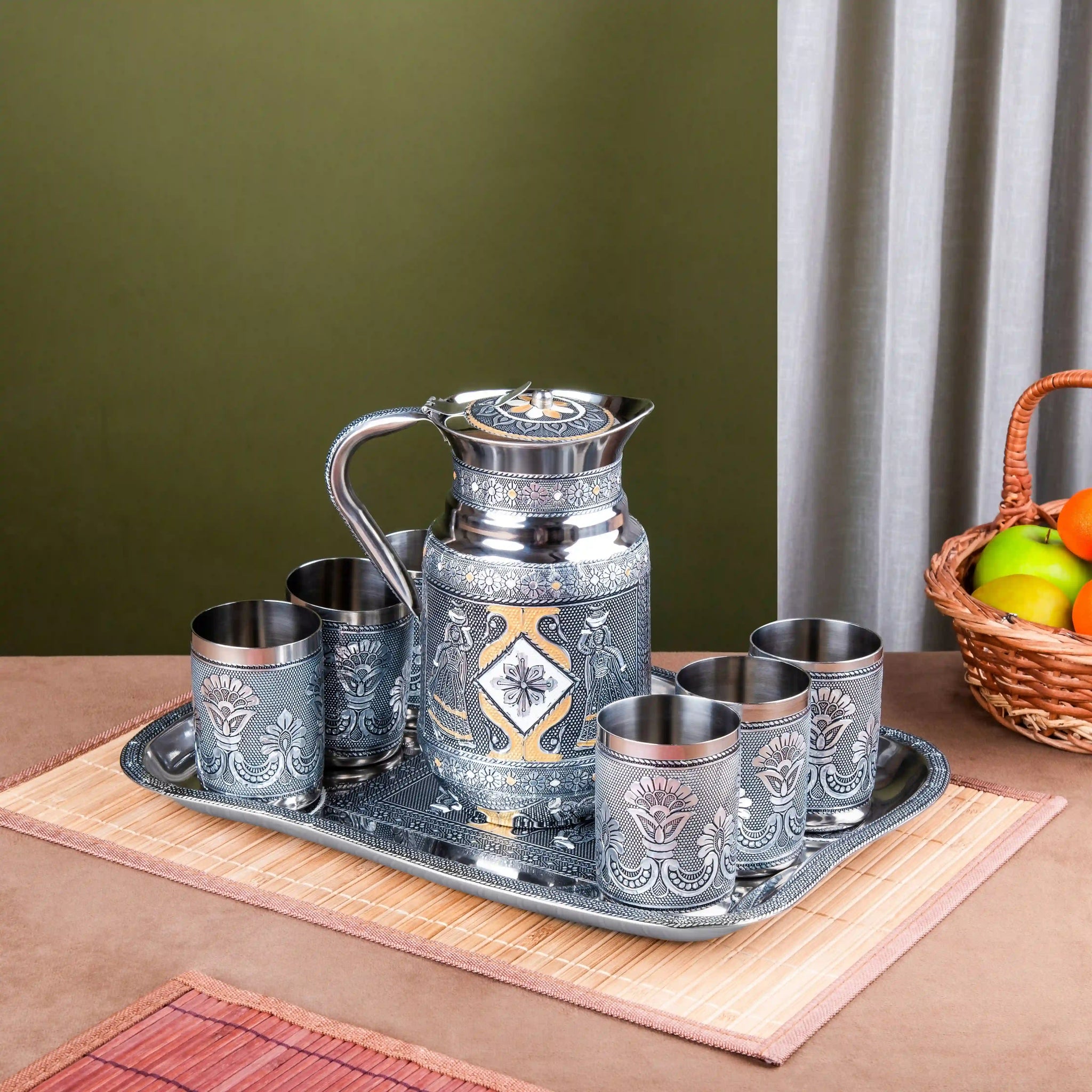 Glass Tray Set