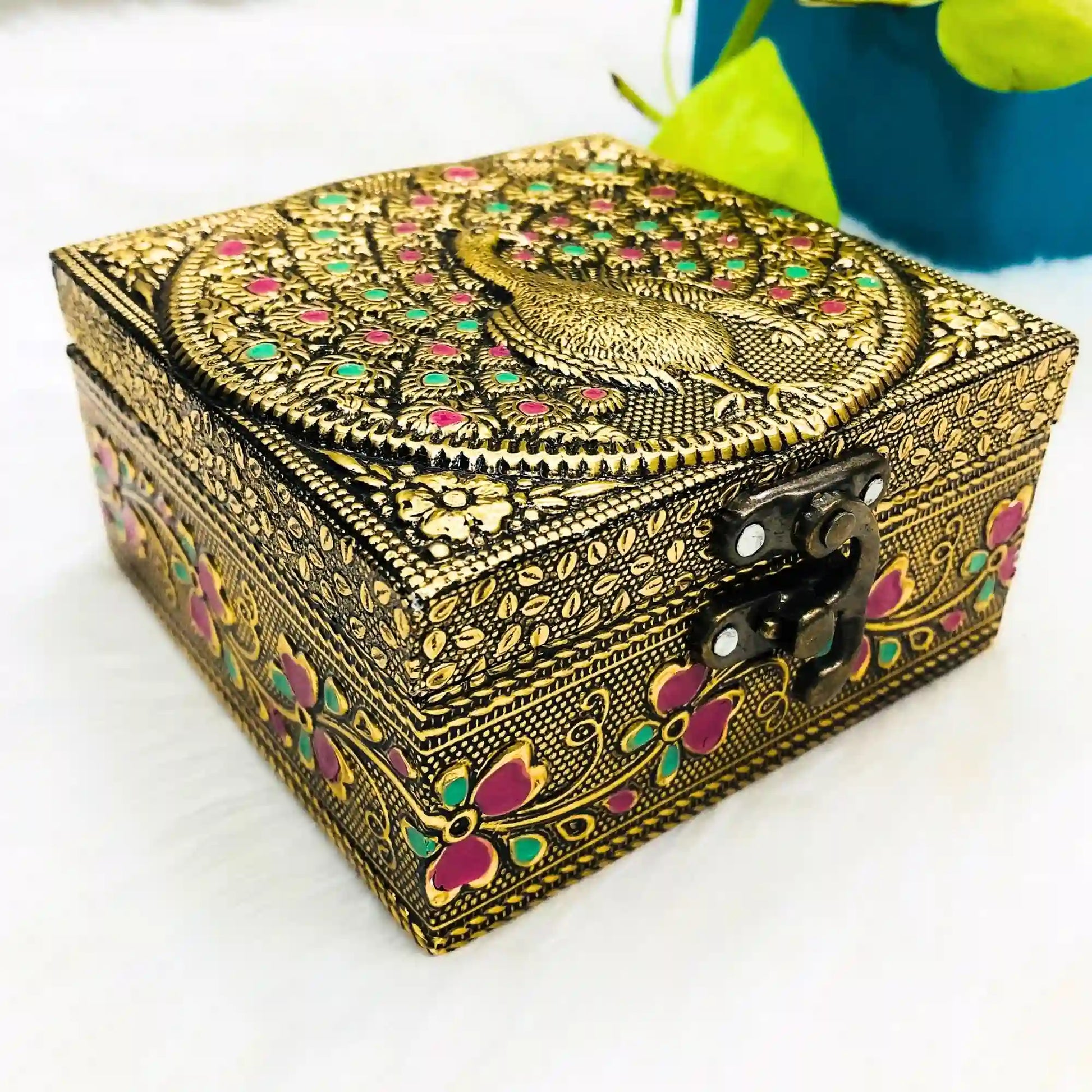 Embossed Jewellery Box | Decorative Storage for Accessories & Gifts