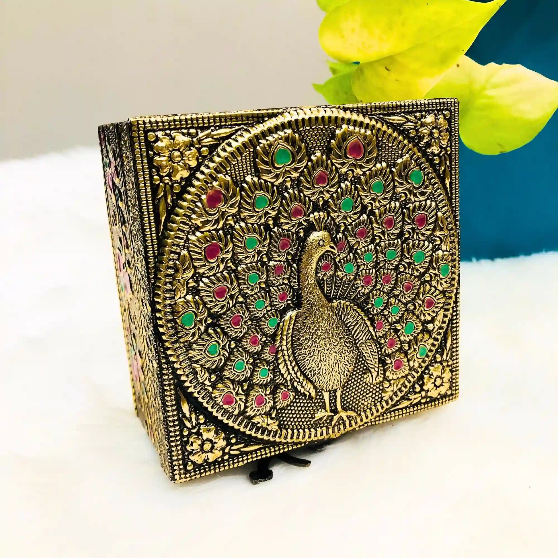 Embossed Jewellery Box | Decorative Storage for Accessories & Gifts