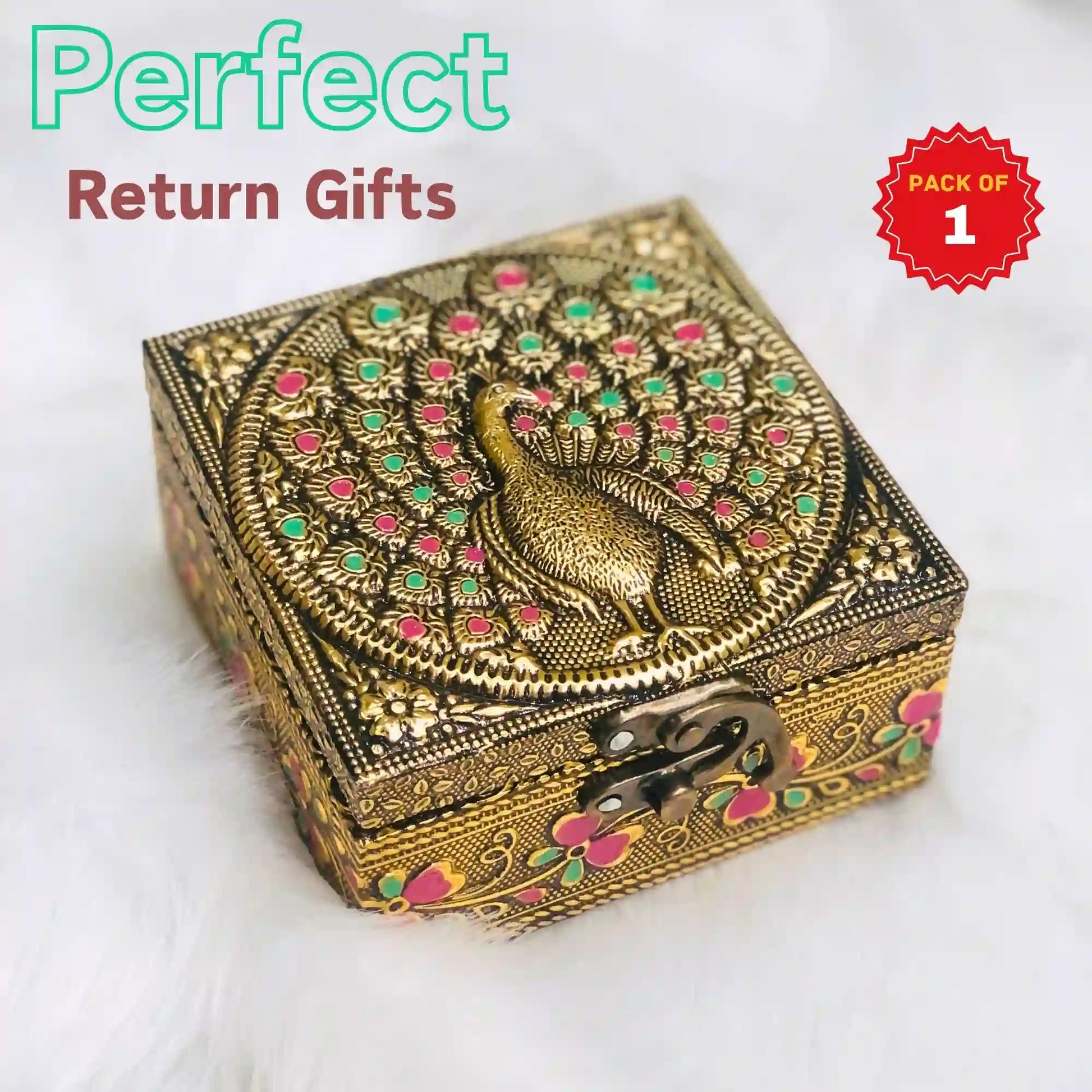 Embossed Jewellery Box | Decorative Storage for Accessories & Gifts