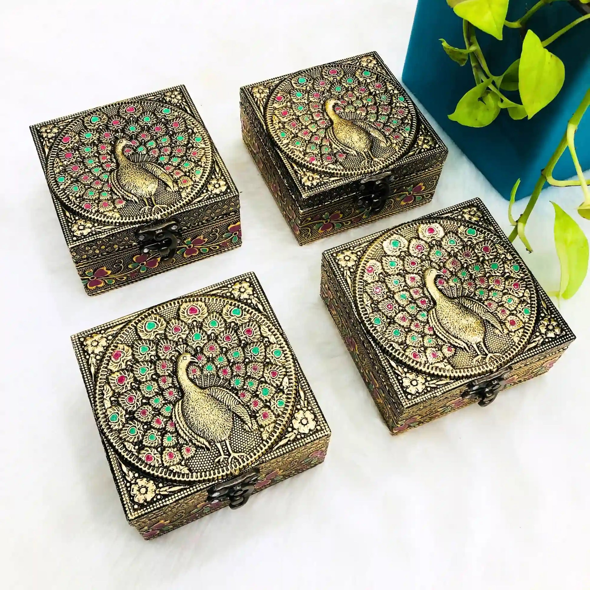 Embossed Jewellery Box | Decorative Storage for Accessories & Gifts
