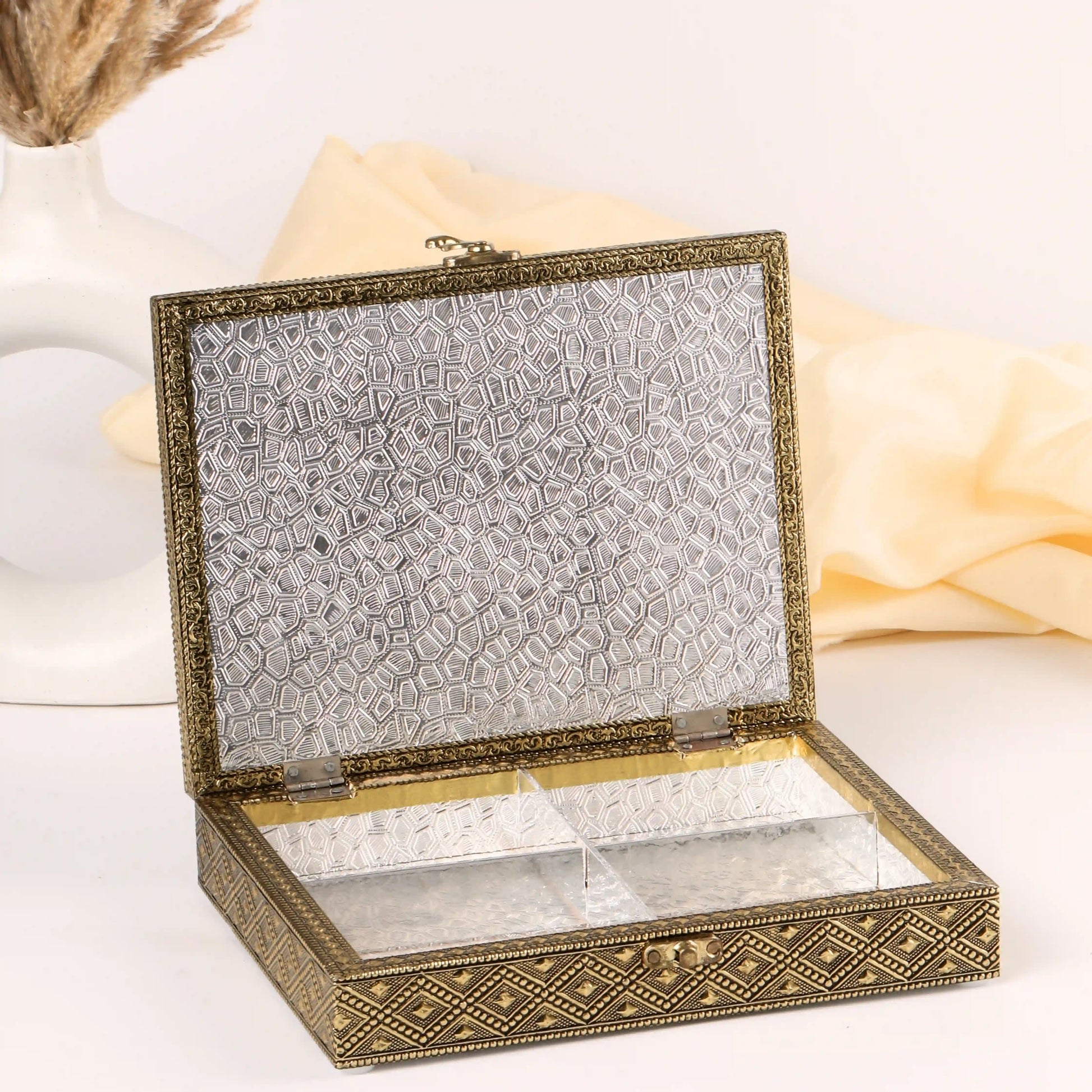 Decorative Dry Fruit Box | Handcrafted Storage for Sweets & Gifts