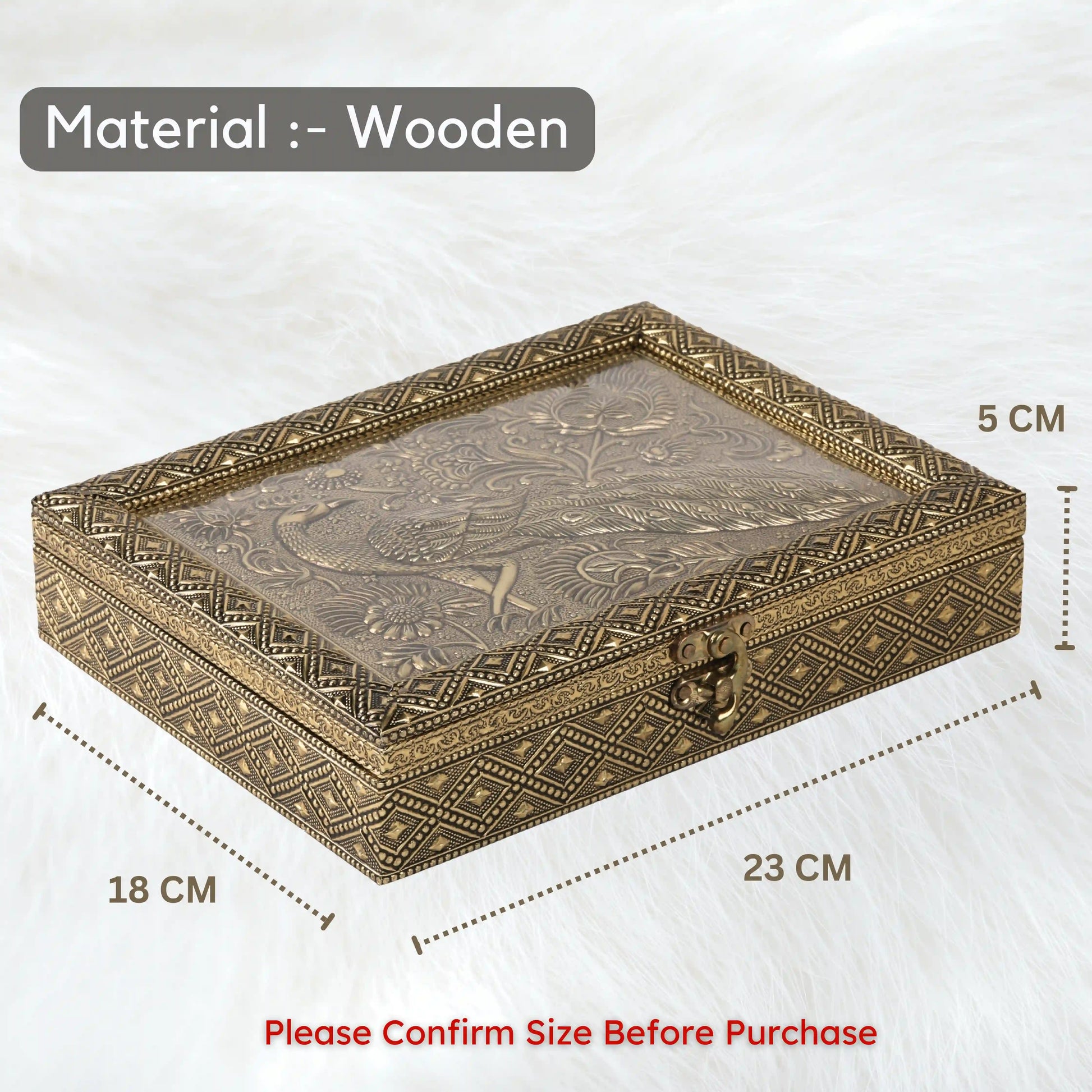 Decorative Dry Fruit Box | Handcrafted Storage for Sweets & Gifts