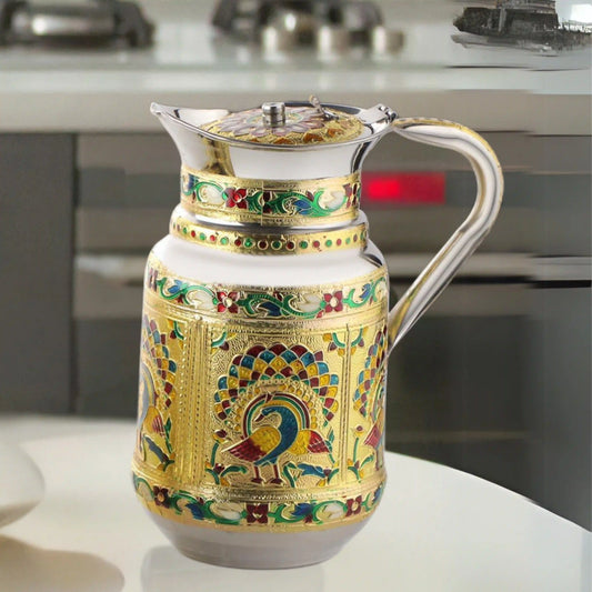 1.5 L Steel Water Jug | Durable Stainless Steel Jug for Kitchen & Dining