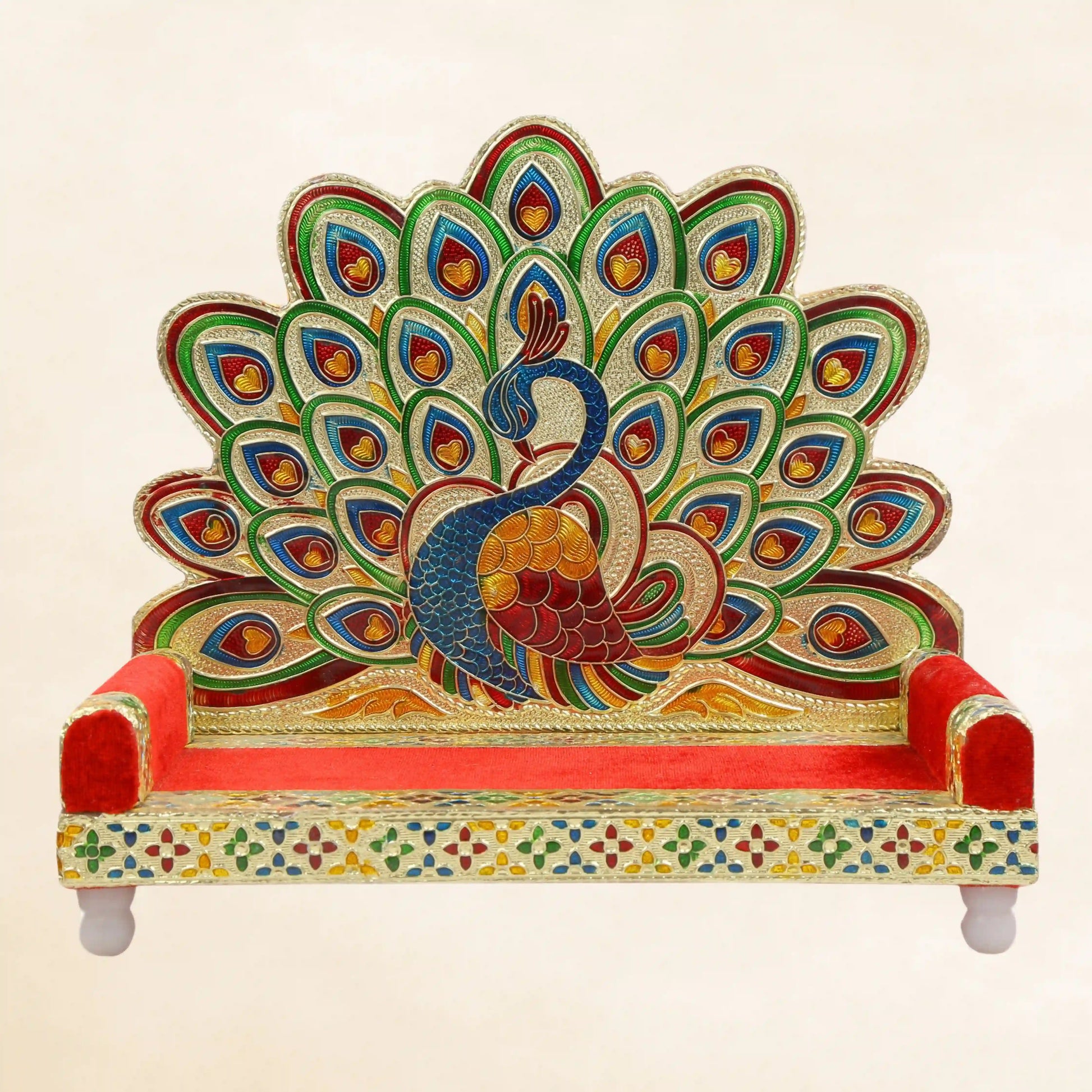 Laddu Gopal Bethak Shinhasan Pooja No.5 | Wooden Home Temple Seat