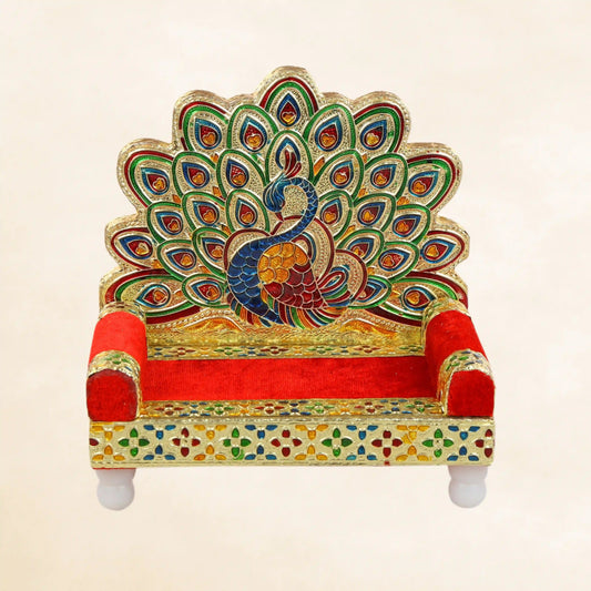 Meenakari Singhasan for God Laddu Gopal | Pooja Mandir Throne No.2