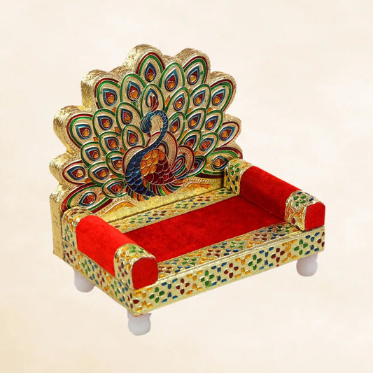 Meenakari Singhasan for God Laddu Gopal | Pooja Mandir Throne No.2