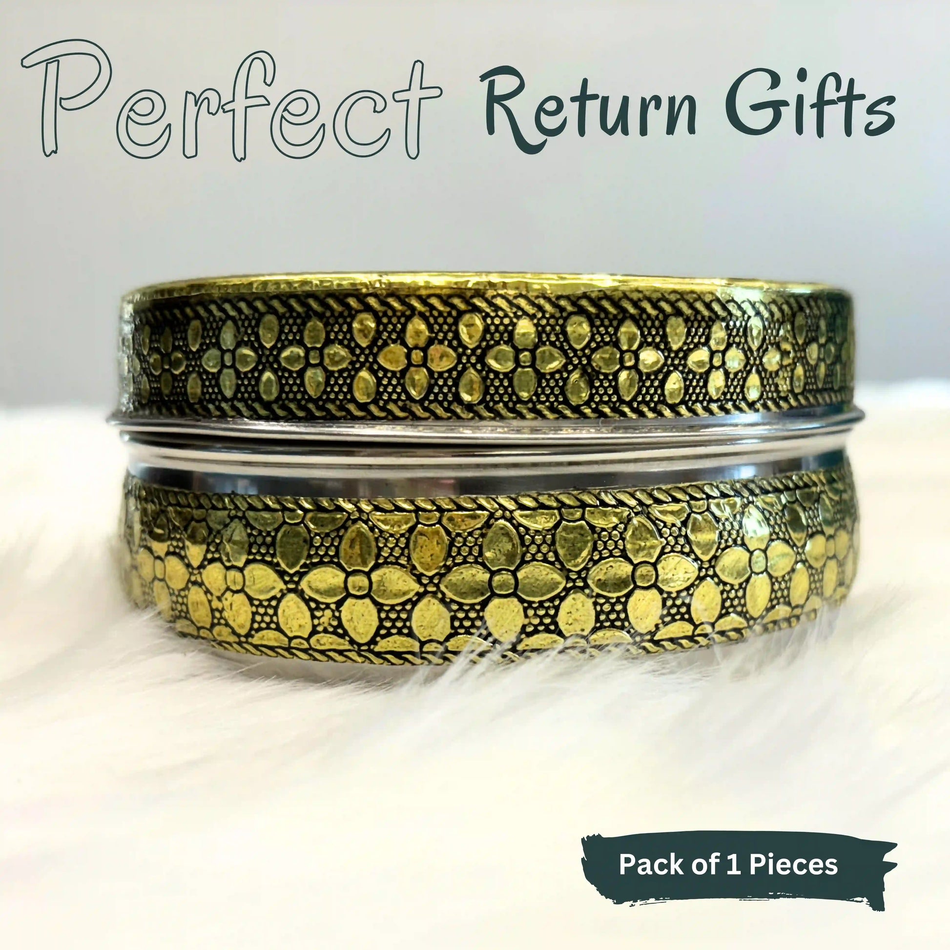 Peacock Steel Utility Container 250 ml | Decorative Kitchen Storage Dabba