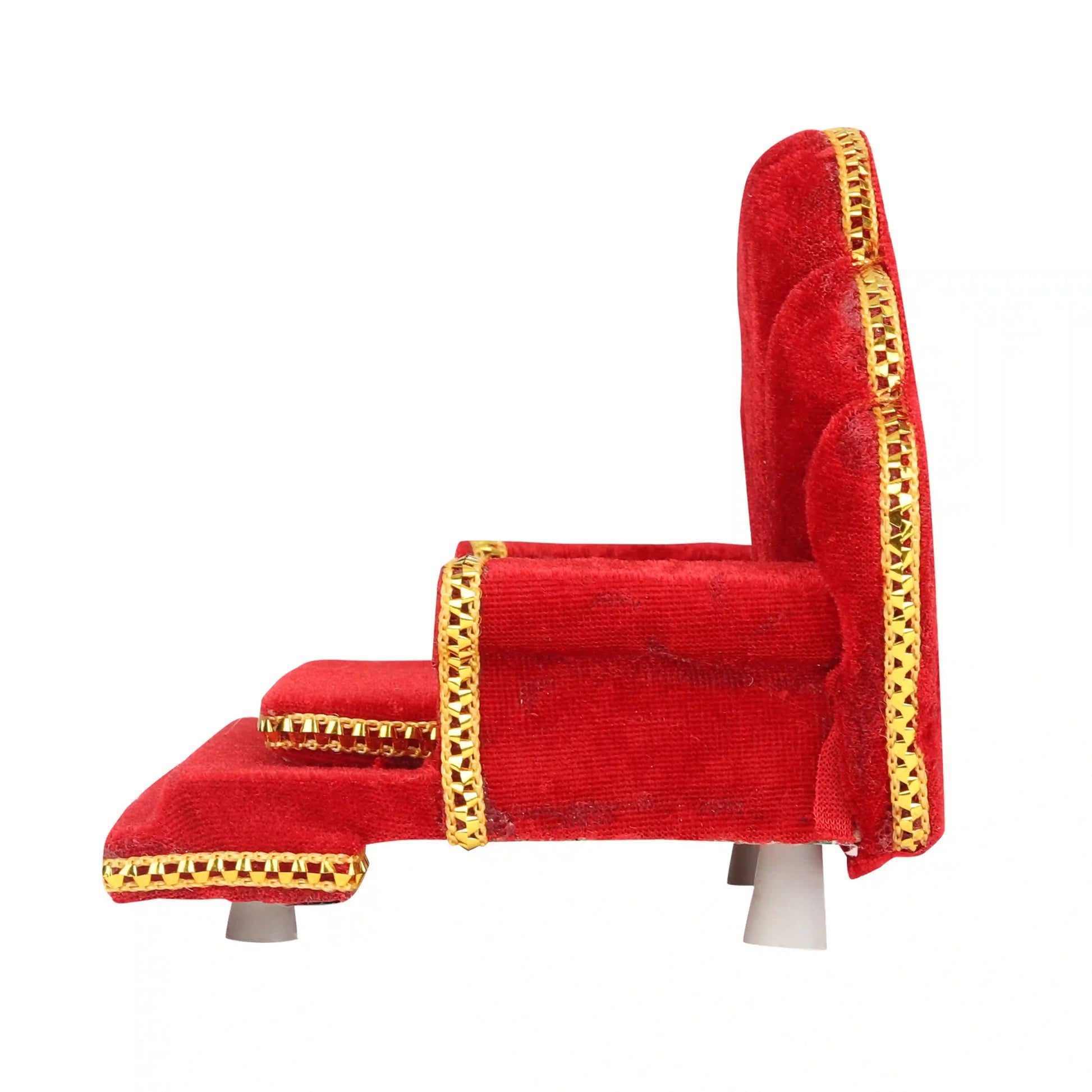 Laddu Gopal Sinhasan Wooden Chowki | Handcrafted Pooja Mandir Seat for Krishna